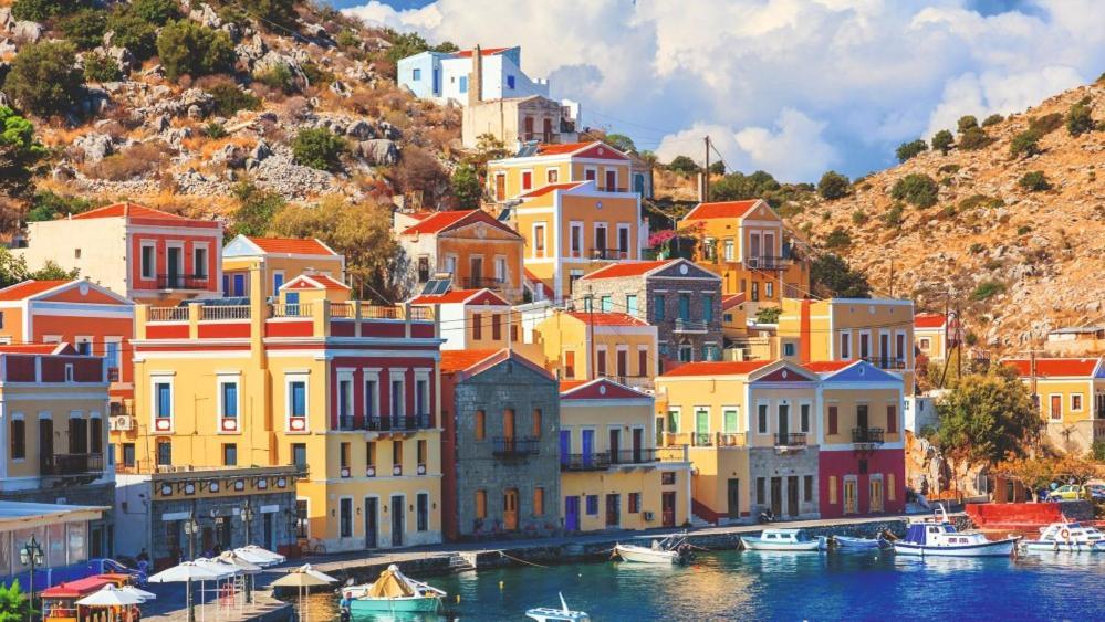 Villa Moschos Mansion Symi Exterior foto